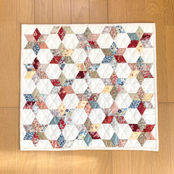 b.クリスマスのブレイジングスターのパッチワークタペストリー パッチ