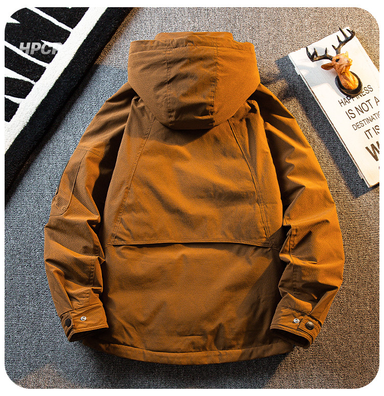 厚手のHPCP厚手の風防トップコート男性の秋冬のブランド暖かいアヒルの羽毛のダウンジャケット男性冬です以上翻译结果来自有