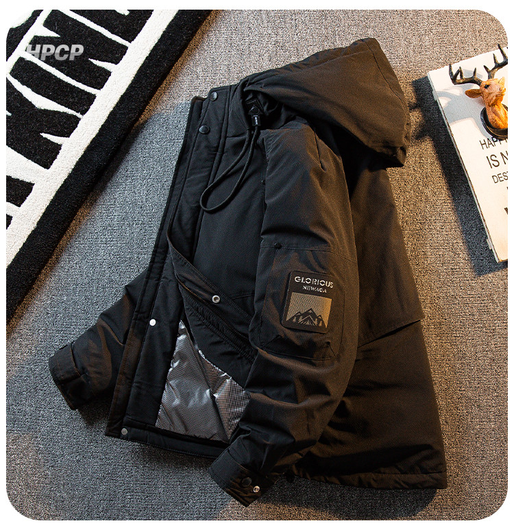 厚手のHPCP厚手の風防トップコート男性の秋冬のブランド暖かいアヒルの羽毛のダウンジャケット男性冬です以上翻译结果来自有