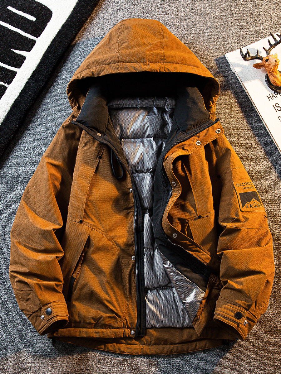 厚手のHPCP厚手の風防トップコート男性の秋冬のブランド暖かいアヒルの羽毛のダウンジャケット男性冬です以上翻译结果来自有