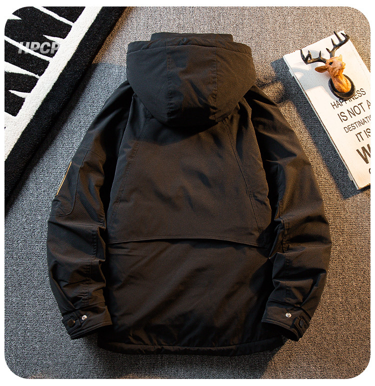 厚手のHPCP厚手の風防トップコート男性の秋冬のブランド暖かいアヒルの羽毛のダウンジャケット男性冬です以上翻译结果来自有