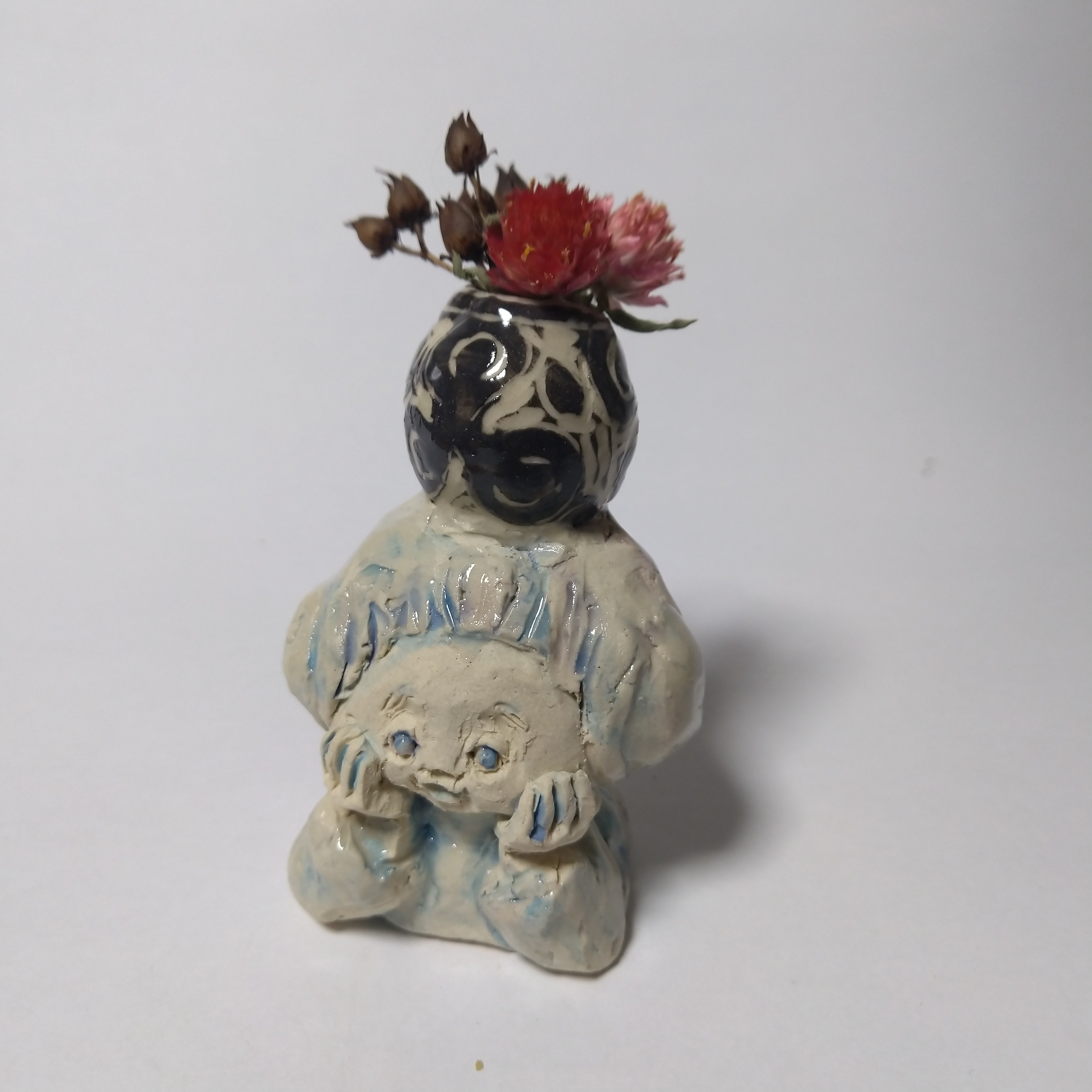 natural flower vase【 雪/snow 】