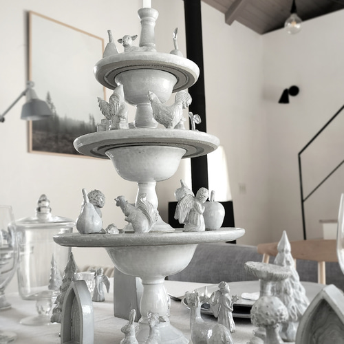 陶器のクリスマスツリー 天使祈り】 立体・オブジェ Kodoniwa 通販