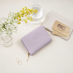 刻印可】長財布並みの収納力を持つ大容量二つ折り財布！ ミニマルチ