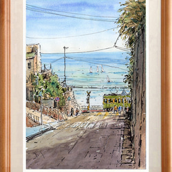 水彩画原画 ヴェネツィア風景・ゴンドラ ＃572 絵画 syoumei 通販