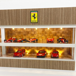 1/18展示可能・3面照明スリットミラー・ディスプレーBOX / ネオジオラマ 1/18展示可能・3面照明スリットミラー・ディスプレーBOX / ネオ