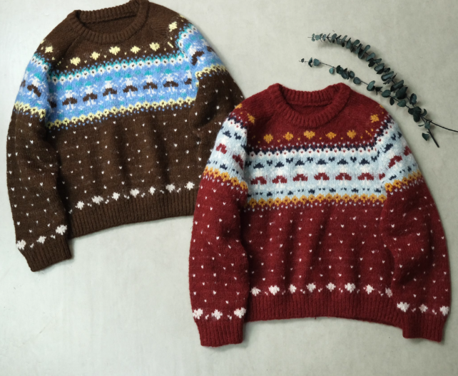 ✿ 秋冬新作 ニットセーター クリスマス デザイン 軽く暖か  2色入り