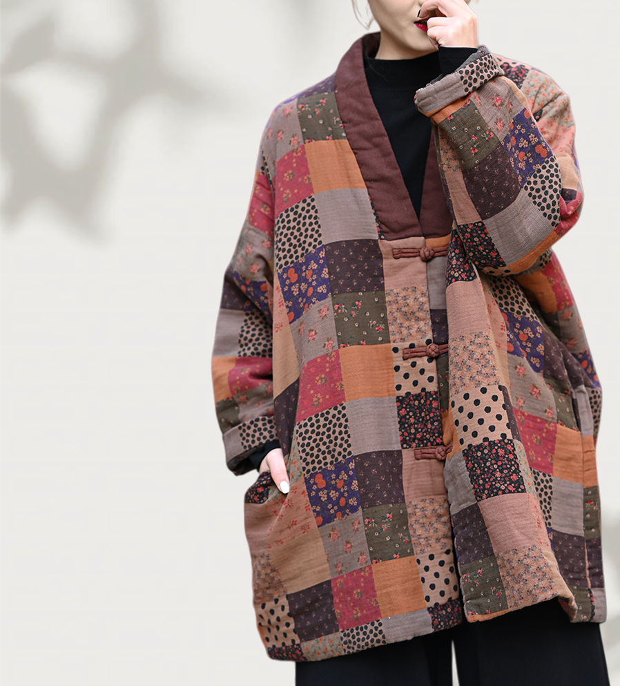 秋冬　綿  ジャケット　コート　羽織   レディース