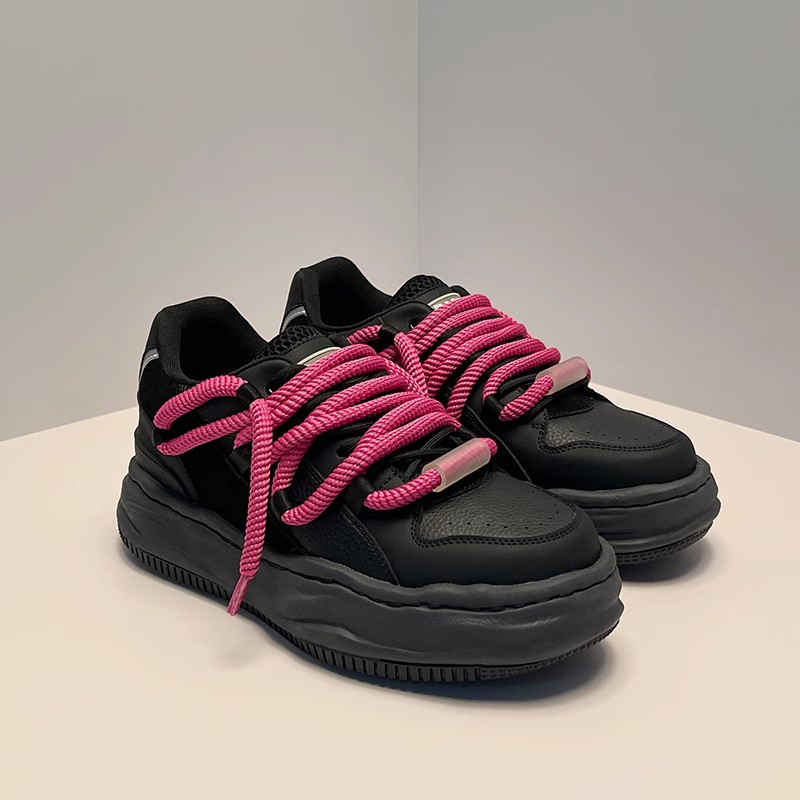 DAMAI小人数国潮ステルス内7センチ上昇カジュアル靴溶解靴男女厚底百合板靴