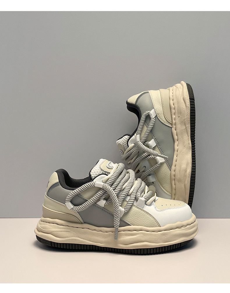 DAMAI小人数国潮ステルス内7センチ上昇カジュアル靴溶解靴男女厚底百合板靴