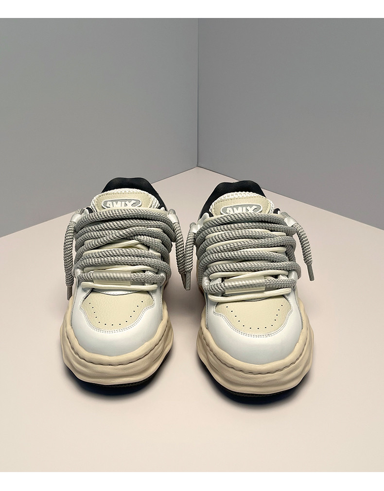 DAMAI小人数国潮ステルス内7センチ上昇カジュアル靴溶解靴男女厚底百合板靴