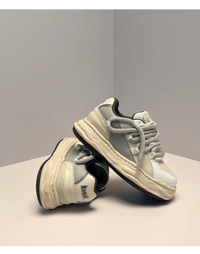 DAMAI小人数国潮ステルス内7センチ上昇カジュアル靴溶解靴男女厚底百合板靴