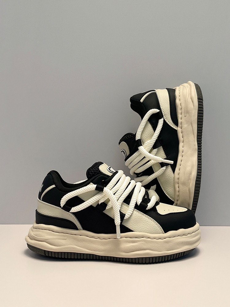 DAMAI小人数国潮ステルス内7センチ上昇カジュアル靴溶解靴男女厚底百合板靴