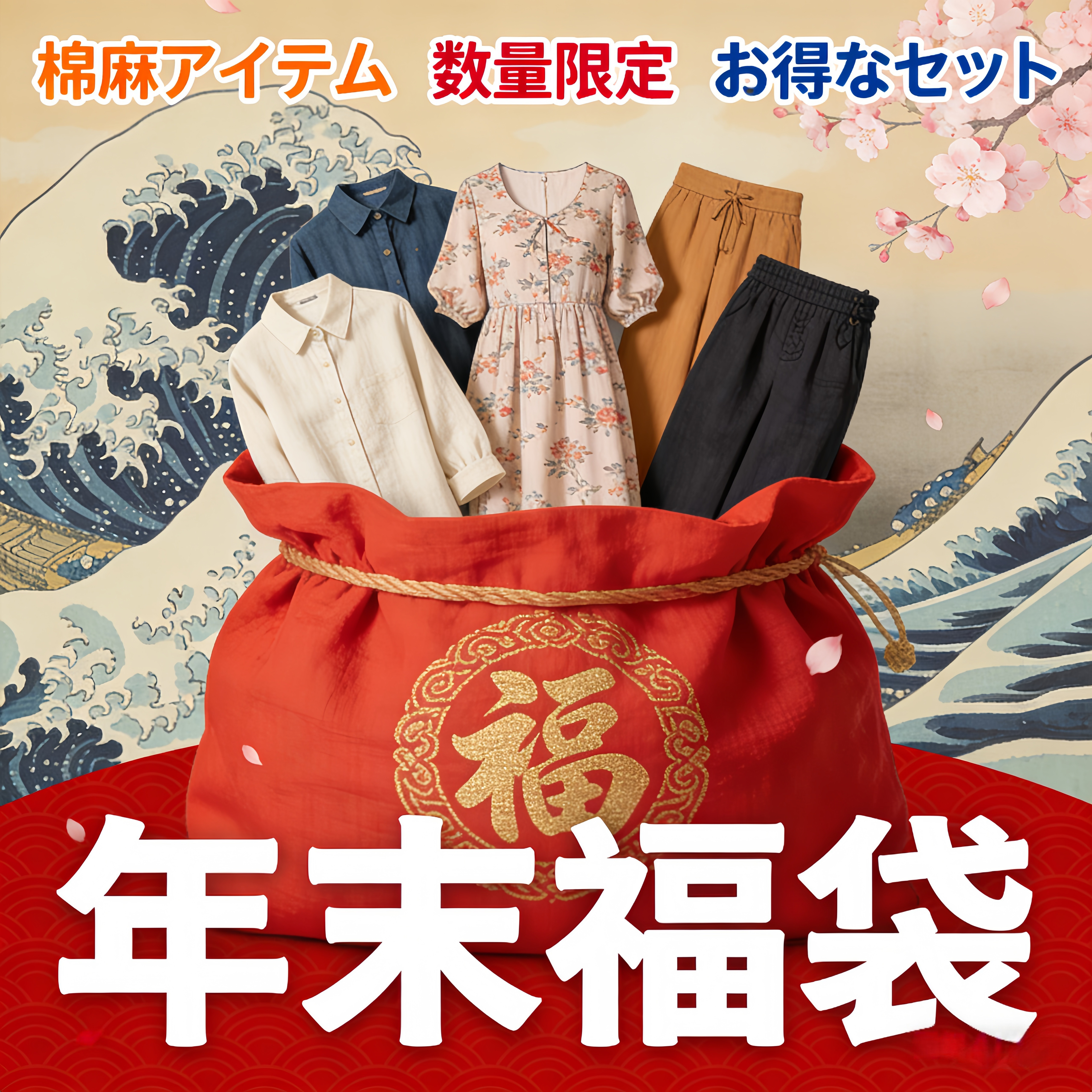 心も服も、新たな季節へ　新春の「福袋」3点セット