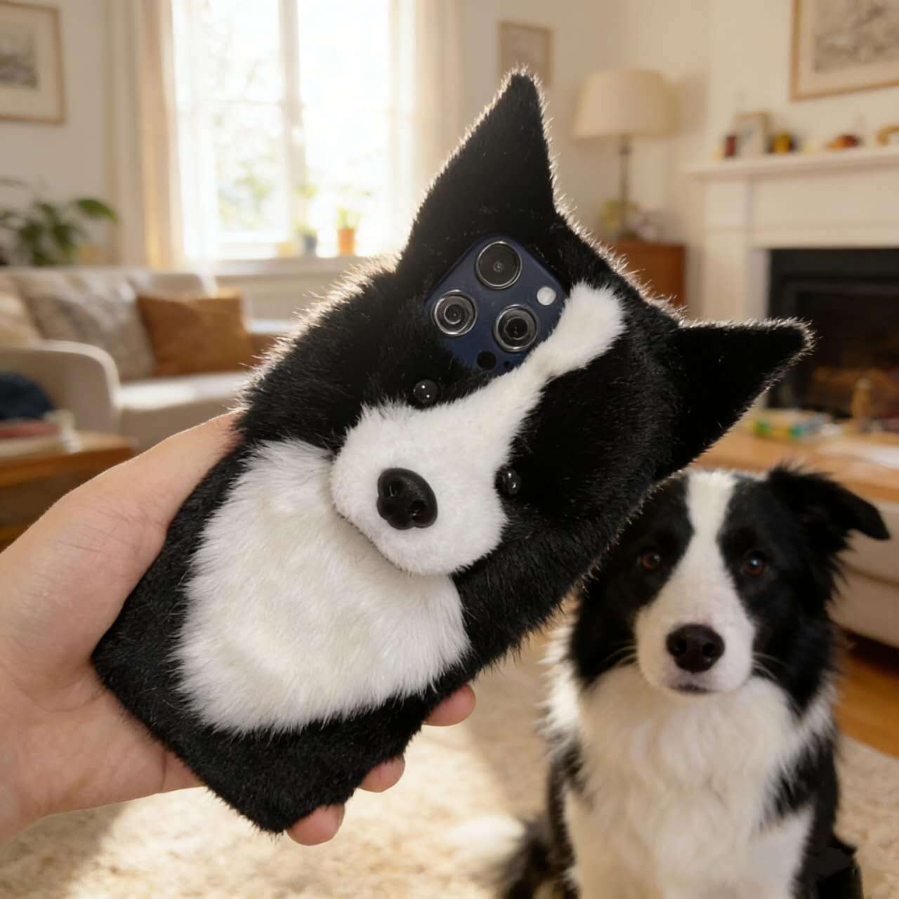 iPhone 17 ケース シェル ペット Galaxy Google pixel 全機種対応 ボーダーコリー犬 愛犬