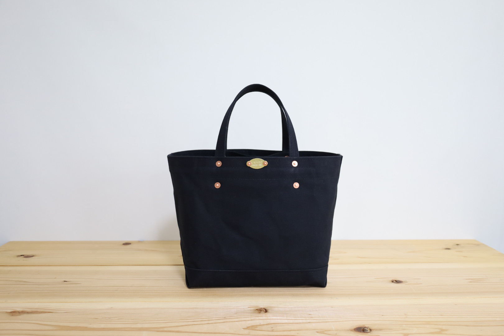 ROMEO-MID -STD/  岡山倉敷9号パラフィンキャンバストート /   ブラック