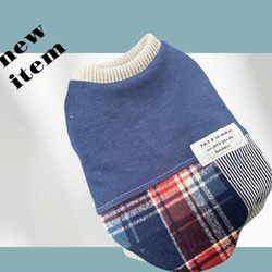 ギャザースモック＊犬服ハンドメイド＊SS〜L＊techichi ペット服