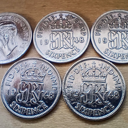 英国 イギリス 1965年 ブリティッシュ クラウン コイン 5シリング 28g