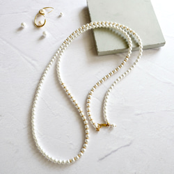 超值套裝【選擇您的耳環】珍珠三件組：胸針、耳環和項鍊。免運費。 第13張的照片