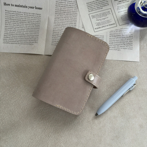 M6 システム手帳（グレージュ） 手帳カバー Lafisu 通販 20218602