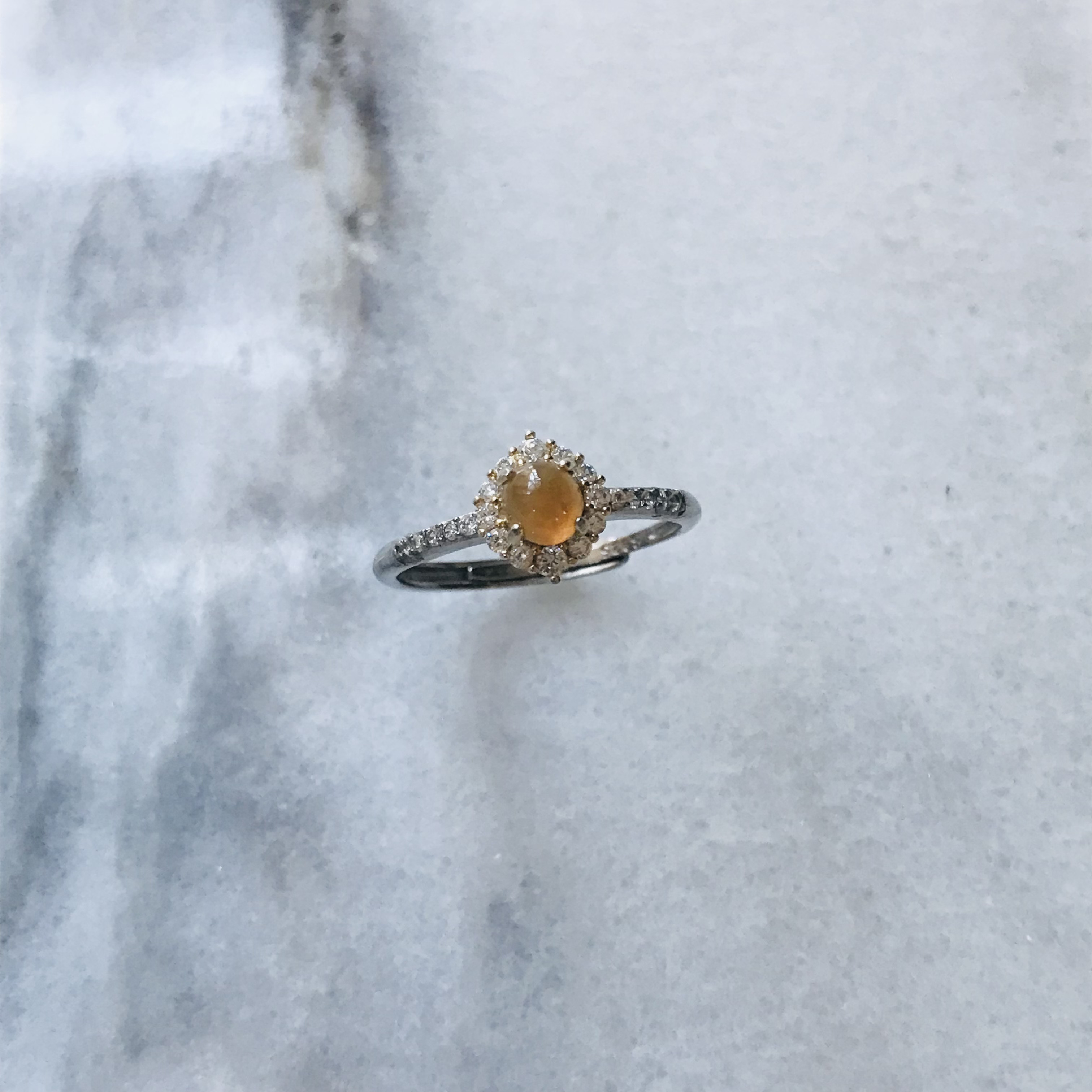 [R210-009］ ジェイド　JADE ヒスイ　本翡翠　リング　天然石 ミャンマー産　指輪　sv925