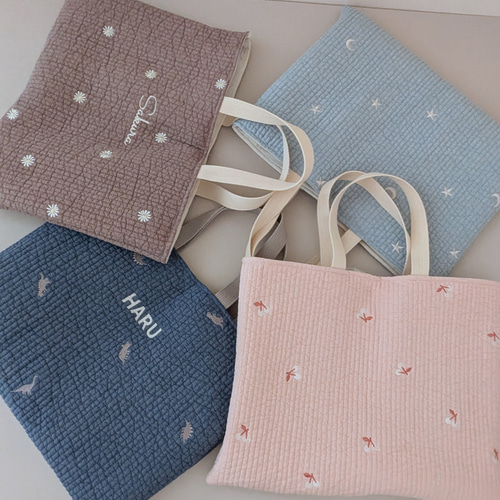 お名前刺繍可 選べる書体 ヌビ レッスンバッグ ヌビバッグ 入園入学 A4