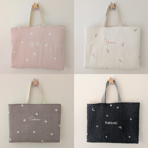 お名前刺繍可 選べる書体 ヌビ レッスンバッグ ヌビバッグ 入園入学 A4