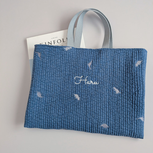 お名前刺繍可 選べる書体 ヌビ レッスンバッグ ヌビバッグ 入園入学 A4