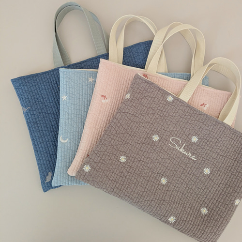 お名前刺繍可 選べる書体 ヌビ レッスンバッグ ヌビバッグ 入園入学 A4