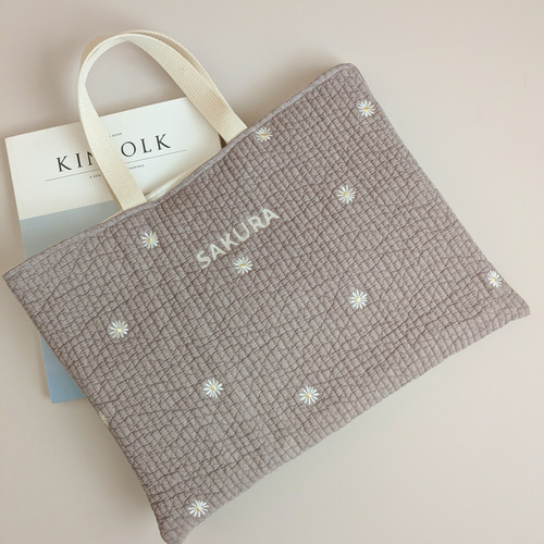 お名前刺繍可 選べる書体 ヌビ レッスンバッグ ヌビバッグ 入園入学 A4