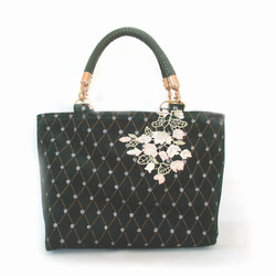 ミナペルホネン生地使用の 巾着つきトートバッグ トートバッグ Vanilla