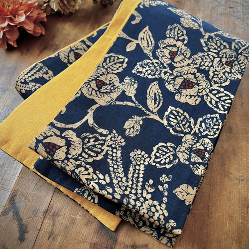 牡丹唐草リバーシブル半幅帯 和装小物（帯・半襟） 花鹿 kajika 通販