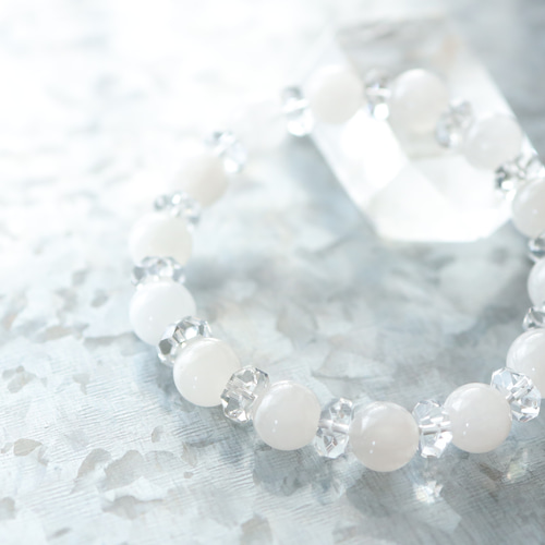 ☆スーパープレミアムブレス☆ホワイトラビットヘアールチルクォーツ