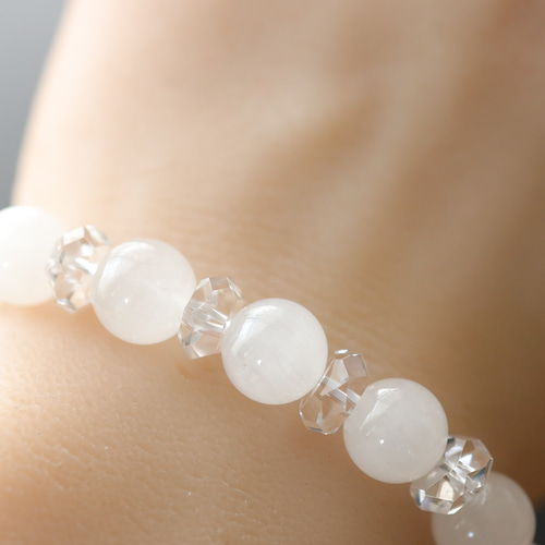 ☆スーパープレミアムブレス☆ホワイトラビットヘアールチルクォーツ