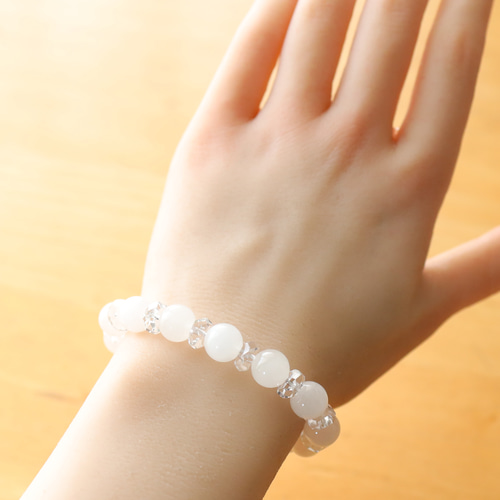 ☆スーパープレミアムブレス☆ホワイトラビットヘアールチルクォーツ