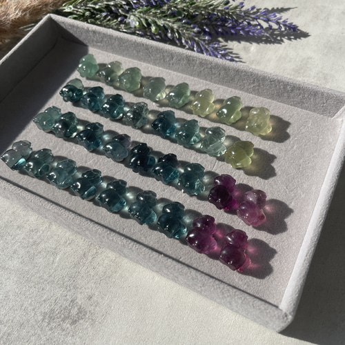 フローライト ミニ馬 カービング（ランダム発送）｜来年の干支・馬｜高