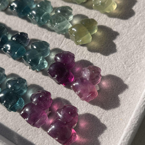 フローライト ミニ馬 カービング（ランダム発送）｜来年の干支・馬｜高