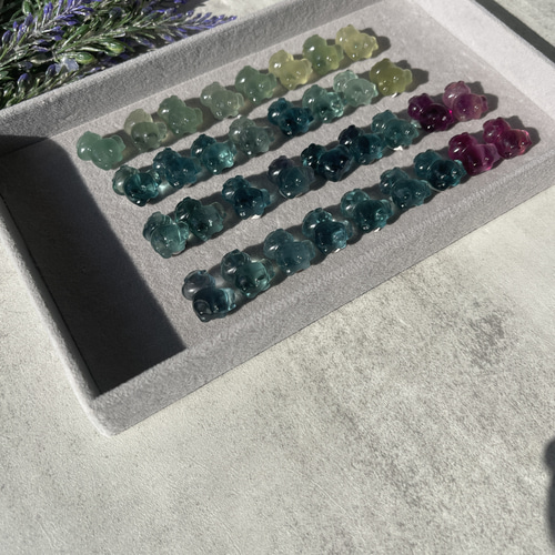 フローライト ミニ馬 カービング（ランダム発送）｜来年の干支・馬｜高