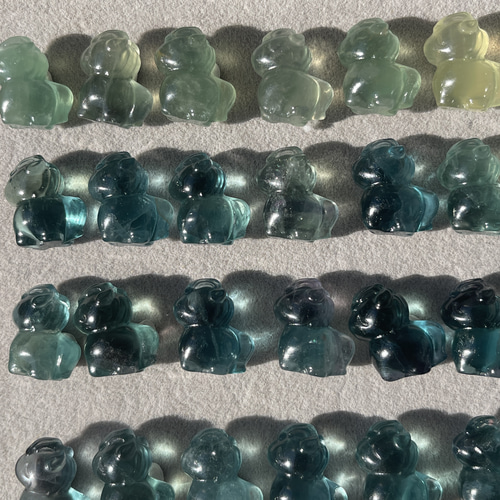 フローライト ミニ馬 カービング（ランダム発送）｜来年の干支・馬｜高