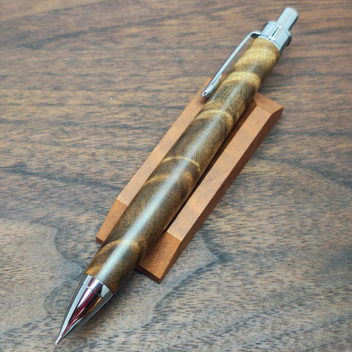 新作】マーブルウッド シャープペンシル No.094 ペン・筆記用具 工房