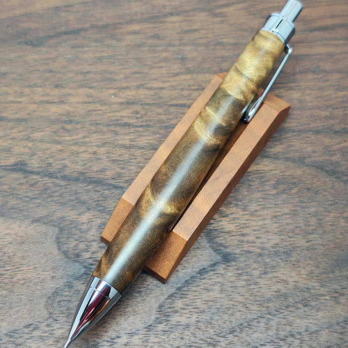 新作】マーブルウッド シャープペンシル No.094 ペン・筆記用具 工房