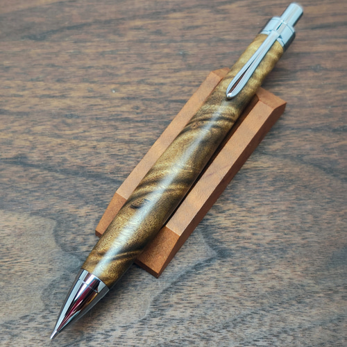 新作】マーブルウッド シャープペンシル No.094 ペン・筆記用具 工房