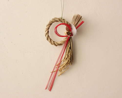 紅白しめ縄 S/お正月飾り しめ縄・しめ飾り DAYFLOWERS 通販 20219478