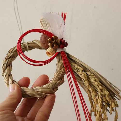 紅白しめ縄 S/お正月飾り しめ縄・しめ飾り DAYFLOWERS 通販 20219478
