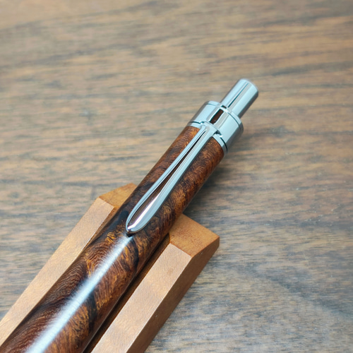 新作】デザートアイアンウッド瘤杢 シャープペンシル No.098 ペン