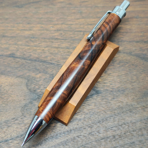 新作】デザートアイアンウッド瘤杢 シャープペンシル No.098 ペン