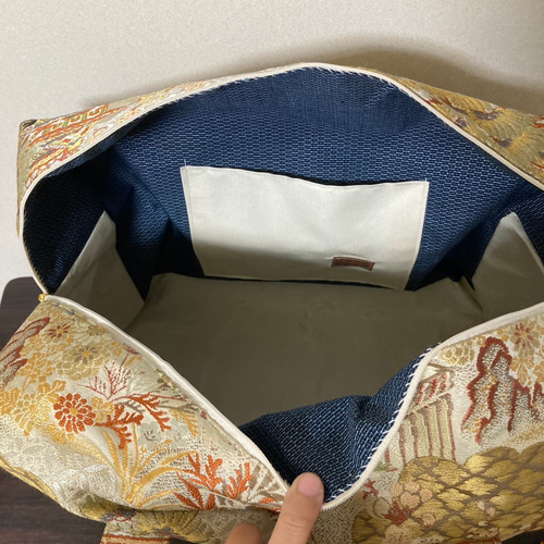 アンズルーム☆ボストンバッグ☆ハンドバック☆丸帯☆帯リメイク☆着物