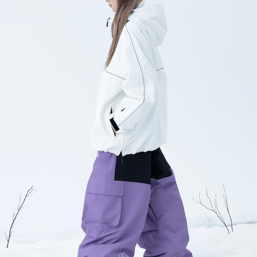 25-26秋冬限定 スノーボードウェア パンツ ズボン 紫 撥水 メンズ