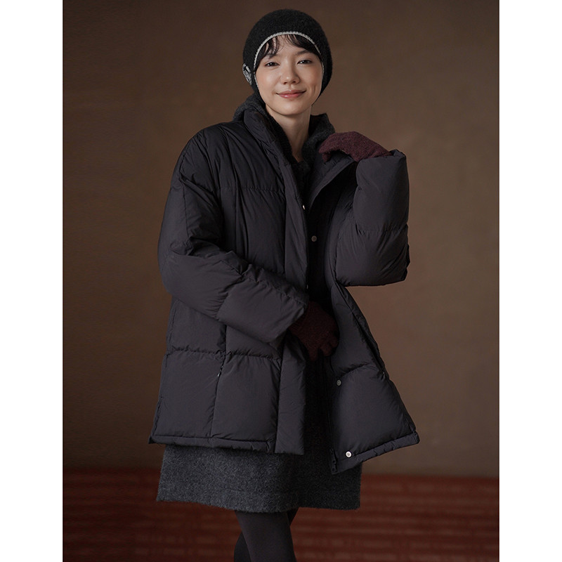 冬の定番ダウンジャケット ふわふわすっきりダウンコート#893