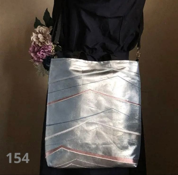 帯リメイクバッグ 154 トート ショルダー 斜めがけ サコッシュ